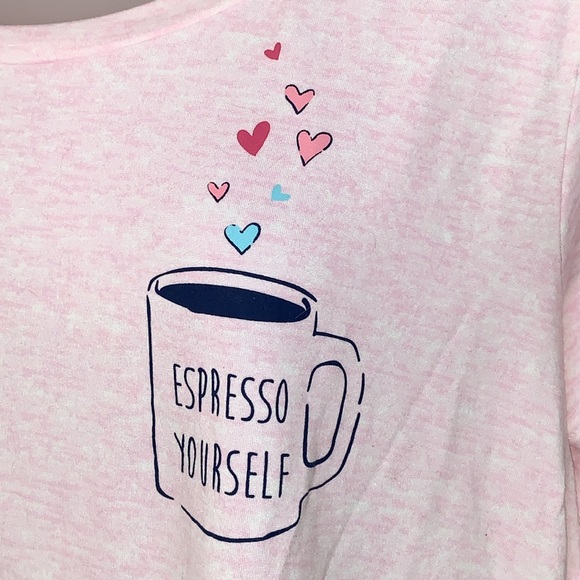 LAREGE ESPRESSO YOURSELF SUPER SOFT โ๏ธ PJ Top - Picture 6 of 11